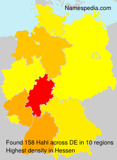 Surname Hahl in Germany Surname Hahl in Germany