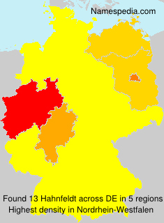 Surname Hahnfeldt in Germany Surname Hahnfeldt in Germany