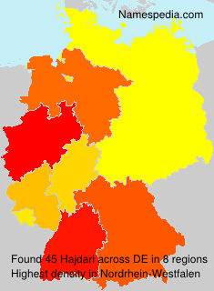 Surname Hajdari in Germany Surname Hajdari in Germany