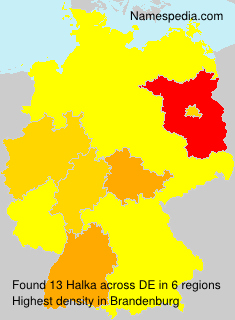 Surname Halka in Germany Surname Halka in Germany
