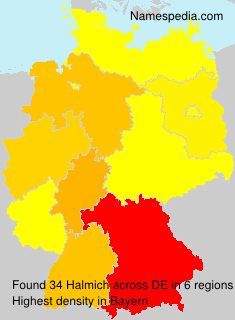 Surname Halmich in Germany Surname Halmich in Germany