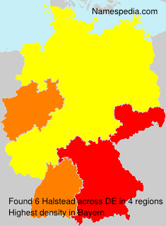 Surname Halstead in Germany Surname Halstead in Germany