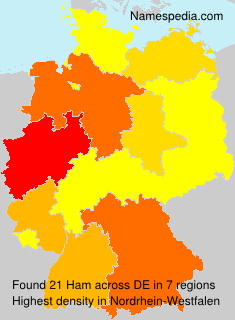 Surname Ham in Germany Surname Ham in Germany