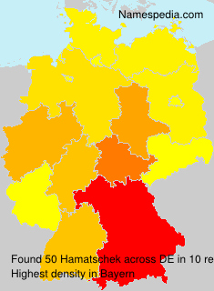 Surname Hamatschek in Germany Surname Hamatschek in Germany