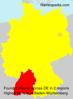 Surname Hamler in Germany Surname Hamler in Germany