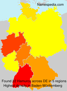 Surname Hamurcu in Germany Surname Hamurcu in Germany