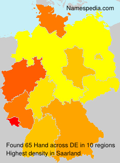 Surname Hand in Germany Surname Hand in Germany