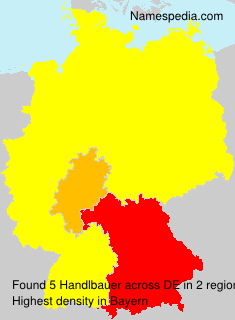 Surname Handlbauer in Germany Surname Handlbauer in Germany
