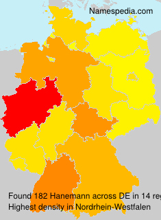 Surname Hanemann in Germany Surname Hanemann in Germany