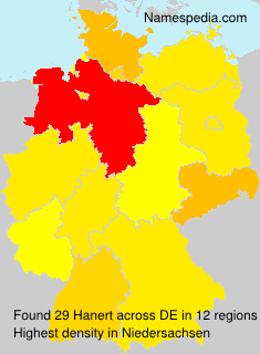 Surname Hanert in Germany Surname Hanert in Germany