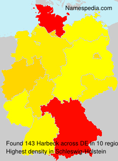 Surname Harbeck in Germany Surname Harbeck in Germany