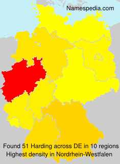 Surname Harding in Germany Surname Harding in Germany
