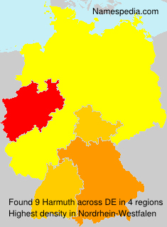 Surname Harmuth in Germany Surname Harmuth in Germany