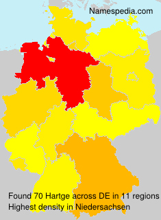 Surname Hartge in Germany Surname Hartge in Germany