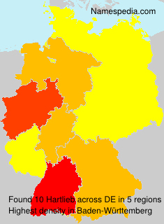 Surname Hartlieb in Germany Surname Hartlieb in Germany