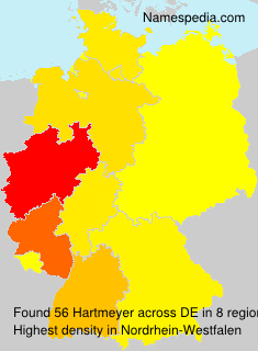 Surname Hartmeyer in Germany Surname Hartmeyer in Germany