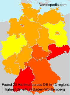 Surname Hartmut in Germany Surname Hartmut in Germany