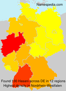 Surname Hasani in Germany Surname Hasani in Germany