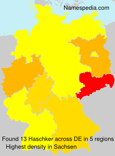 Surname Haschker in Germany Surname Haschker in Germany