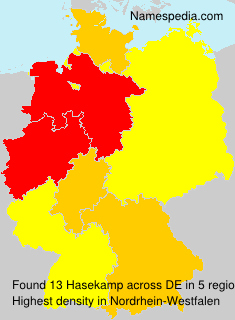 Surname Hasekamp in Germany Surname Hasekamp in Germany