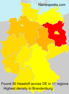 Surname Haseloff in Germany Surname Haseloff in Germany