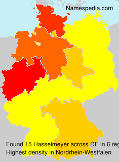 Surname Hasselmeyer in Germany Surname Hasselmeyer in Germany