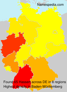 Surname Hassert in Germany Surname Hassert in Germany