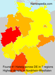 Surname Hatwig in Germany Surname Hatwig in Germany