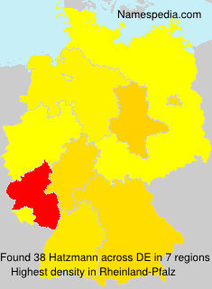 Surname Hatzmann in Germany Surname Hatzmann in Germany