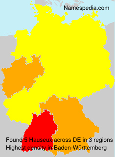 Surname Hauseux in Germany Surname Hauseux in Germany