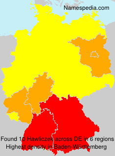 Surname Hawliczek in Germany Surname Hawliczek in Germany