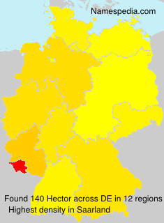 Surname Hector in Germany Surname Hector in Germany