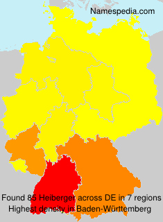 Surname Heiberger in Germany Surname Heiberger in Germany