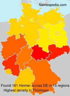 Surname Heimer in Germany Surname Heimer in Germany