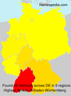 Surname Heimsch in Germany Surname Heimsch in Germany