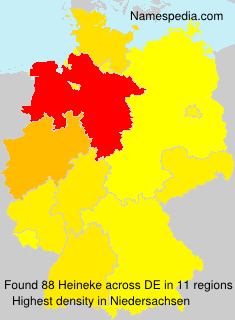 Surname Heineke in Germany Surname Heineke in Germany