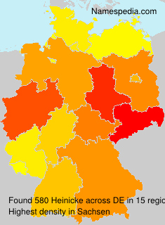 Surname Heinicke in Germany Surname Heinicke in Germany