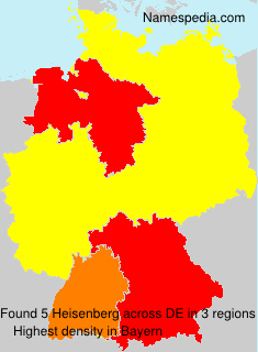 Surname Heisenberg in Germany Surname Heisenberg in Germany