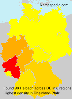 Surname Helbach in Germany Surname Helbach in Germany