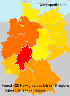 Surname Helwig in Germany Surname Helwig in Germany