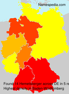 Surname Hemetsberger in Germany Surname Hemetsberger in Germany