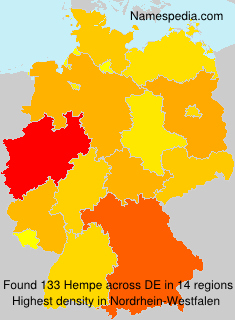 Surname Hempe in Germany Surname Hempe in Germany