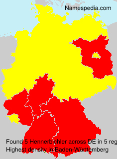 Surname Hennerbichler in Germany Surname Hennerbichler in Germany