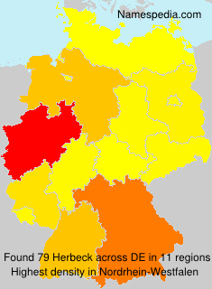 Surname Herbeck in Germany Surname Herbeck in Germany