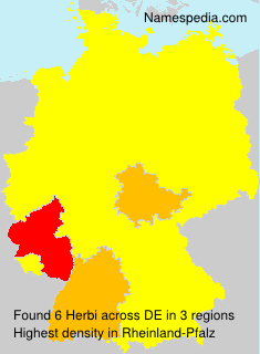 Surname Herbi in Germany Surname Herbi in Germany