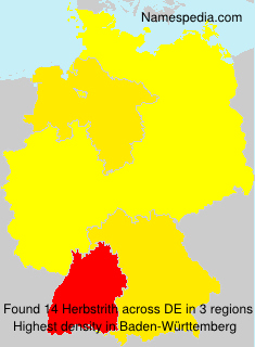 Surname Herbstrith in Germany Surname Herbstrith in Germany