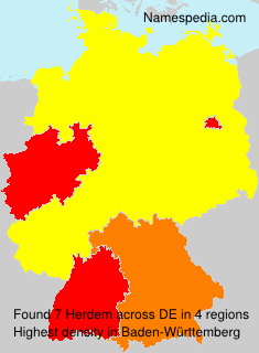 Surname Herdem in Germany Surname Herdem in Germany