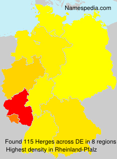 Surname Herges in Germany