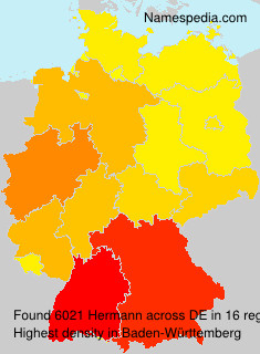Surname Hermann in Germany Surname Hermann in Germany