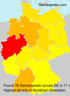 Surname Hermanowski in Germany Surname Hermanowski in Germany